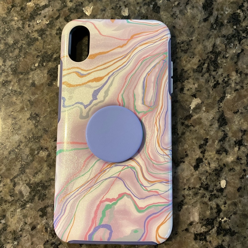 Otterbox + Popsocket symmetry case iPhone XS Max